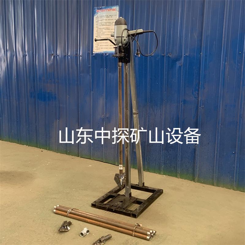 立式架子打井机 家庭打水井60米神器 民用打井钻头钻杆全套设备