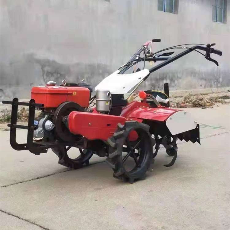 硬地开荒旋耕打田机四驱直连小型农用微耕机果园开沟除草农耕机