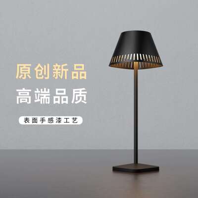 亚马逊新款触摸充电台灯餐厅酒店酒吧氛围装饰台灯卧室床头小夜灯