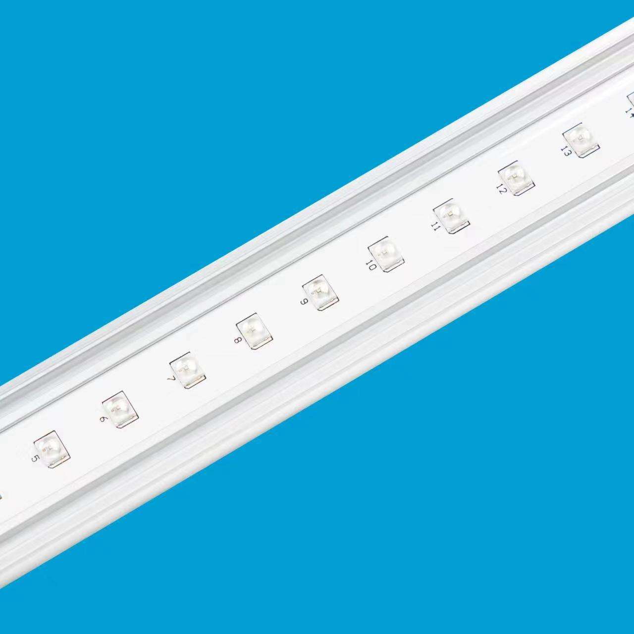 T8诱蚊灯管UVA诱虫led灯管UV紫外220V紫光365nm灯管石英玻璃