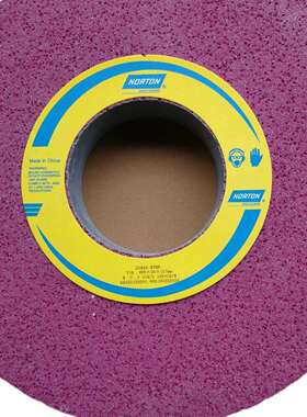 诺顿砂轮铬刚玉红色大气孔砂轮25A46K 450*63*203 1片起