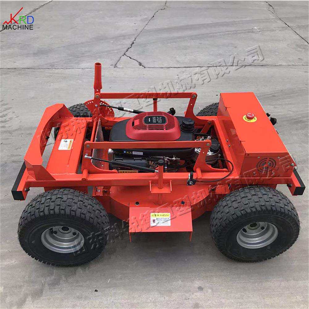 Lawnmower machinery 果园草坪遥控割草机 农用自走式打草碎草机