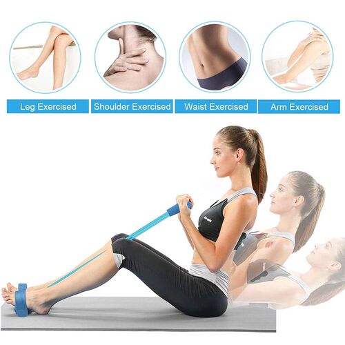 速发Tesio Rope 4 Tube Puer Ped Akle Abd Exerciser F