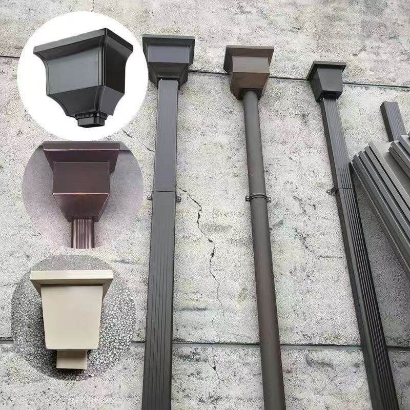 速发上海雨水管光房落水管别墅下水管外墙彩铝金属室外排水管