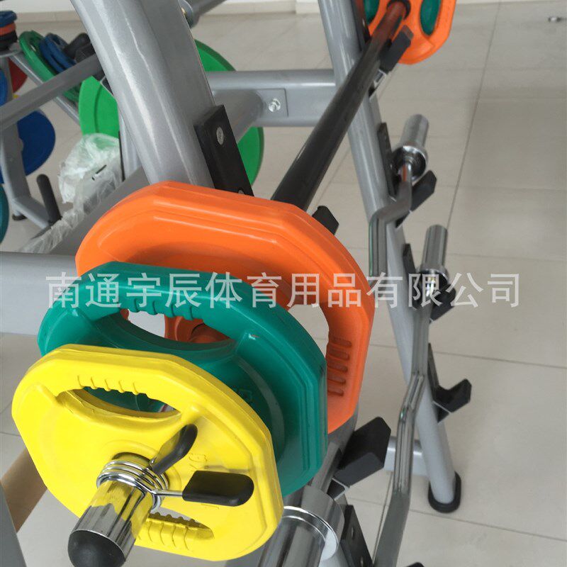 速发跳操杠铃套举男士士家用健身装重深蹲健身器材练臂肌小孔杠铃