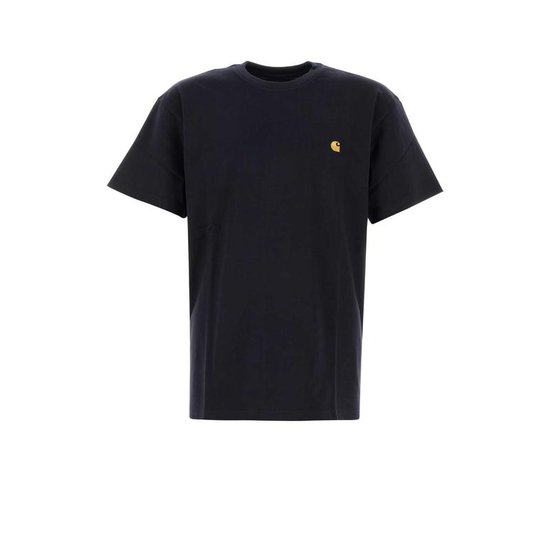 Carhartt WIP 男士 FW25 T恤 S/S Chase 深蓝棉质T恤