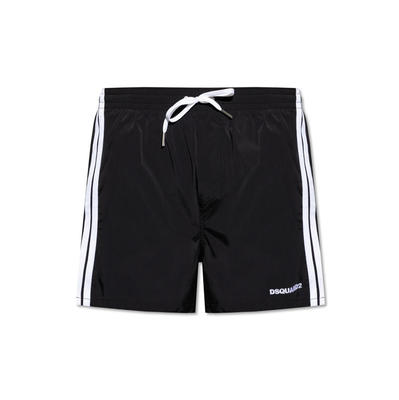 DSquared2 D二次方 男士 SS25 泳裤 BOXER 徽标中长