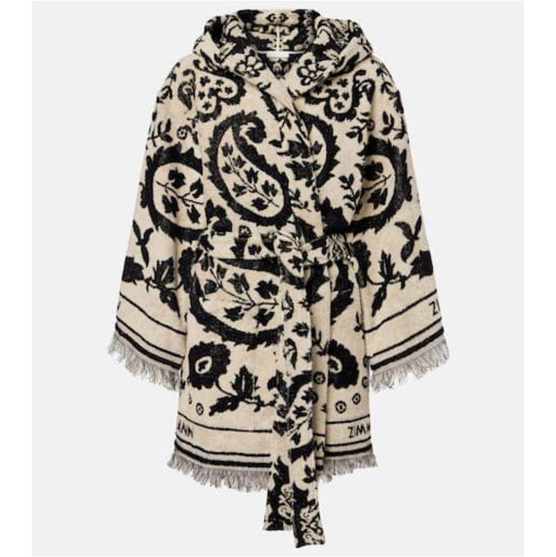 Zimmermann 兹默曼 女士 罩衫 Wanderlust 棉质厚绒布裹式睡袍