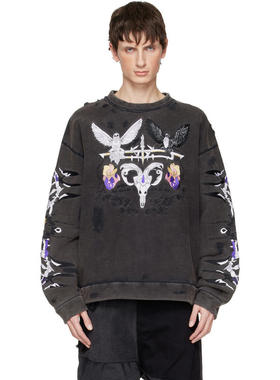 WHO DECIDES WAR BY EV BRAVADO 男士 卫衣 黑色 Epitome 套头衫