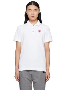 Canada Goose 男士 POLO衫 白色 Beckley Polo 衫
