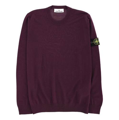Stone Island 石头岛 男士 FW25 卫衣 带Logo拼缀毛线衫