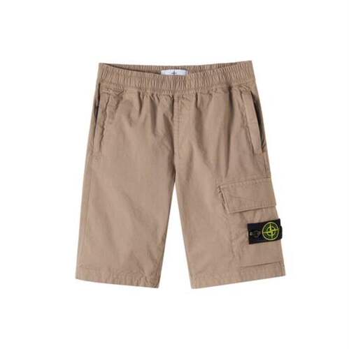 Stone Island 石头岛 中性（儿童） 短裤 Compass 棉混纺工装童装