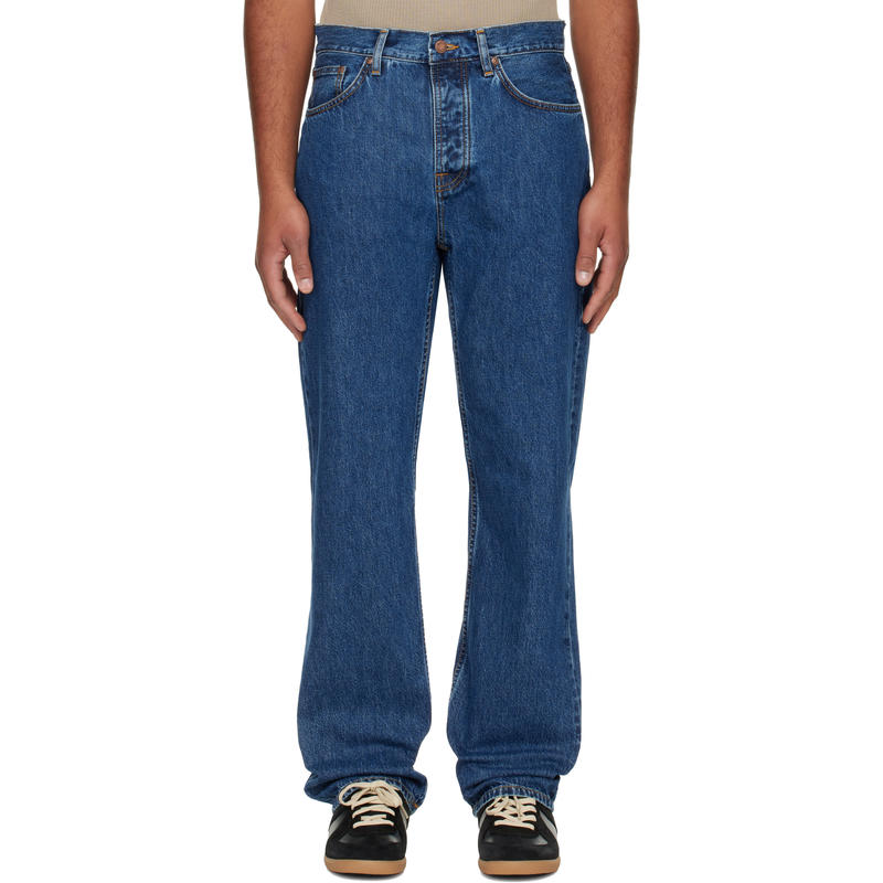 Nudie Jeans 男士 牛仔长裤 海军蓝 Tuff Tony 牛仔裤