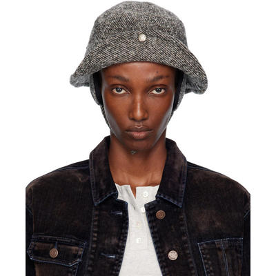 OPEN YY 女士 渔夫帽 灰色 Detachable Ear Flaps