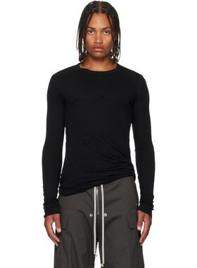 Rick Owens 瑞克·欧文斯 男士 T恤 黑色 Concordians Double