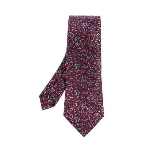 Etro 艾绰 男士 CO 领带 Etro 提花佩斯利徽标贴片
