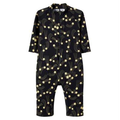 Mini Rodini 中性（儿童） 连体泳衣 Starfall 防晒泳衣童装