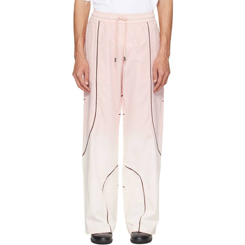 Off-White 男士 运动长裤 粉色 Garment Dye Slouchy 运动裤