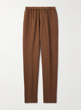 Boglioli 男士 长裤 锥形亚麻裤子