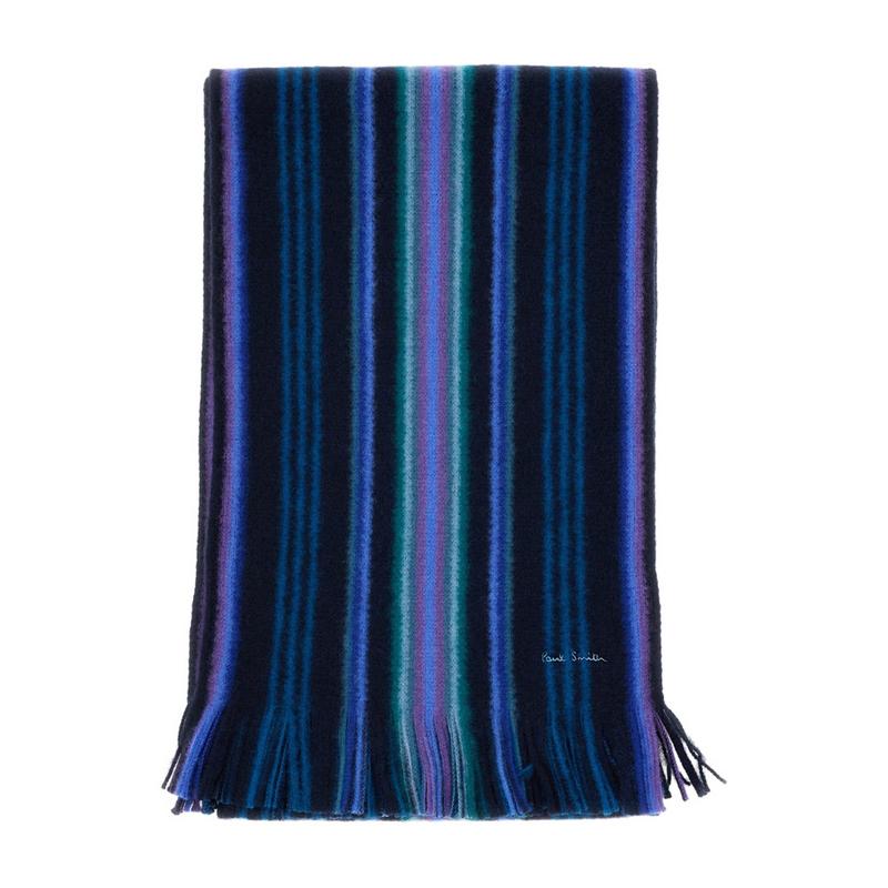 Paul Smith 男士 FW25 围巾 Scarfs 蓝色围巾