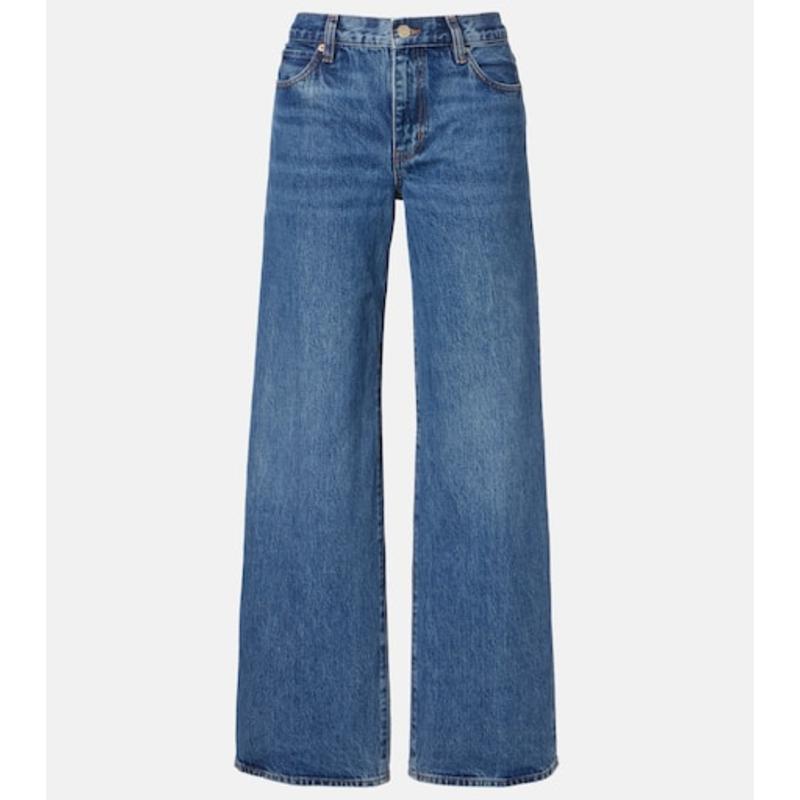 FRAME 女士 牛仔长裤 Bubble barrel-leg 中腰牛仔裤