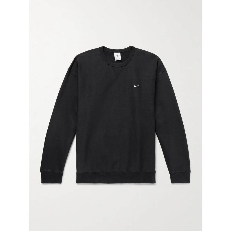 Nike 男士 卫衣 Solo '勾'宽松款Logo刺绣棉混纺针织运动衫