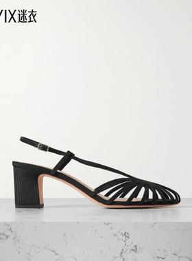 【秋冬新品】Loeffler Randall 女款Priscilla moiré 凉鞋 迷衣