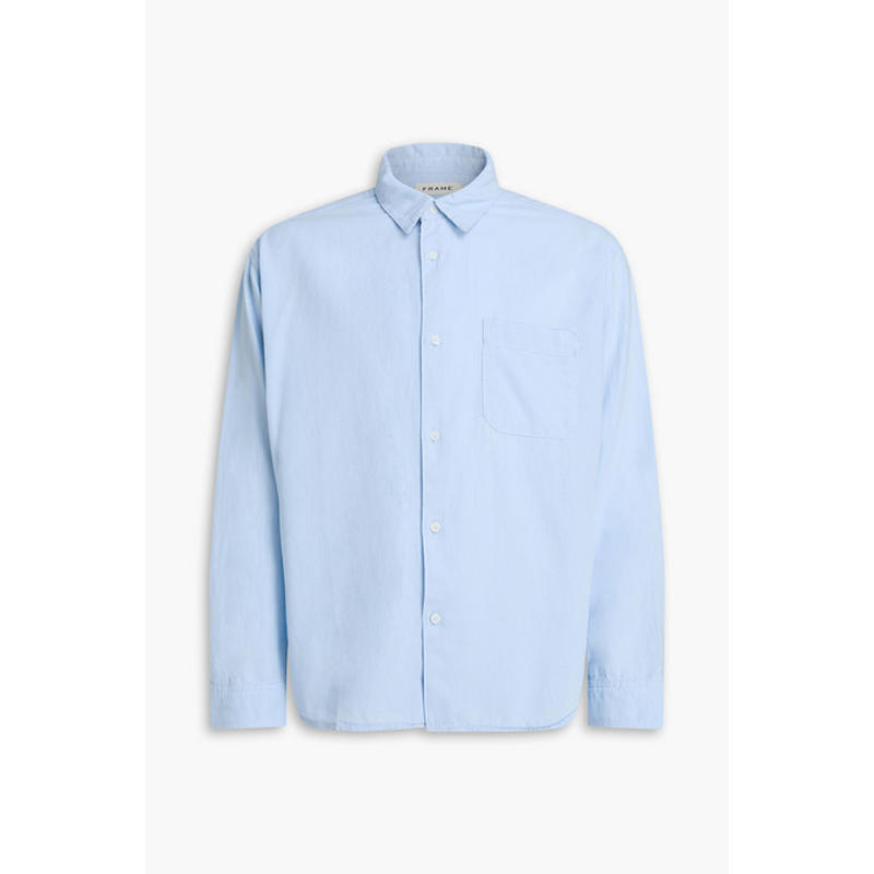FRAME 男士 衬衫 棉麻混纺青年布衬衫