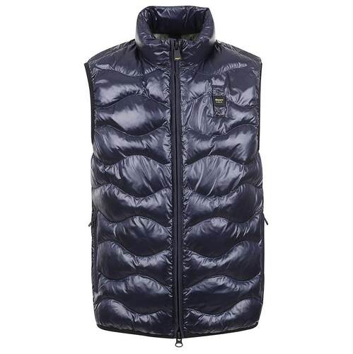Blauer 男士 SS26 夹克 Wave 绗缝羽绒背心