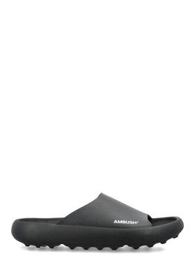 Ambush 男士 SS24 凉鞋 黑色印花拖鞋