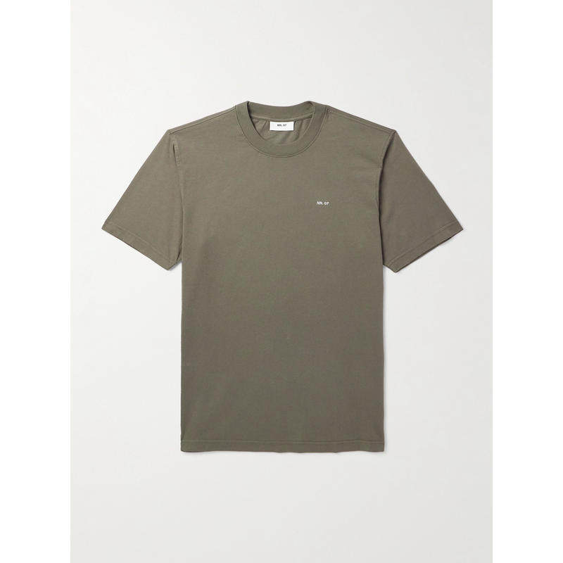 NN.07 男士 衬衫 Adam 3209 Logo刺绣皮玛棉棉针织T恤