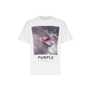 Purple Brand 男士 FW25 T恤 白色棉质