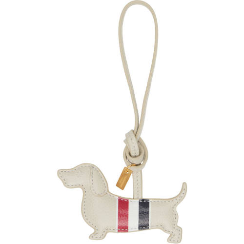 Thom Browne 汤姆·布朗 女士 钥匙扣 灰白色 Puffy Hector Charm