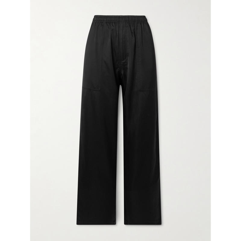 Bode 女士 运动长裤 缎面阔腿长运动裤