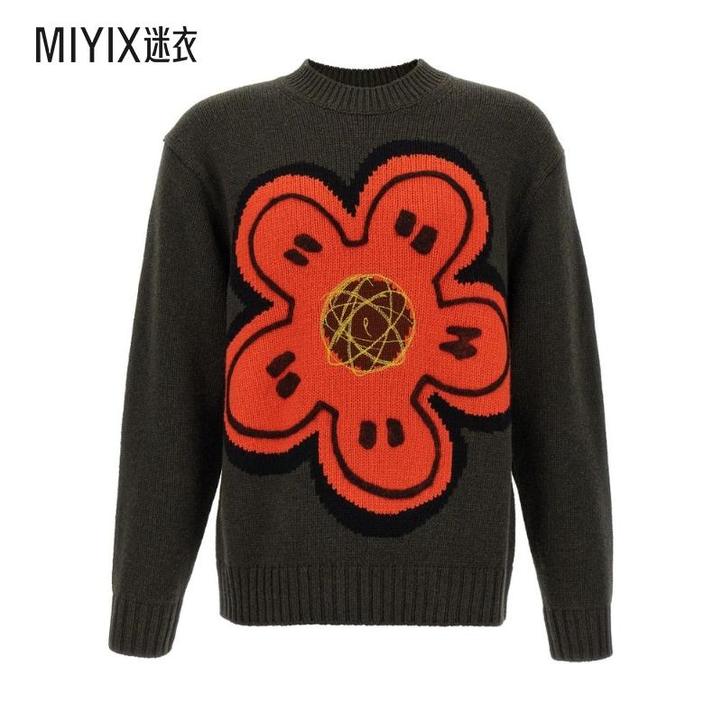 [秋冬新品]Kenzo X Futura 2000 刺繡針織套衫男款 迷衣时尚