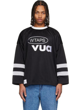 WTAPS 男士 T恤 黑色 Netminder 长袖