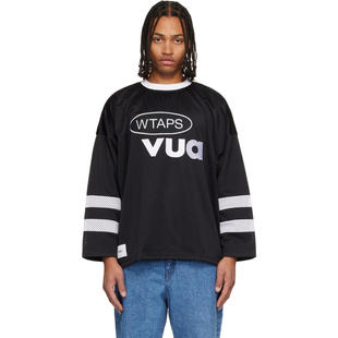 WTAPS 男士 T恤 黑色 Netminder 长袖