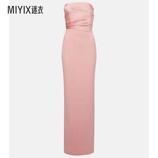 Afra 女款 crêpe 缎面抹胸礼服 Solace 迷衣时尚 London