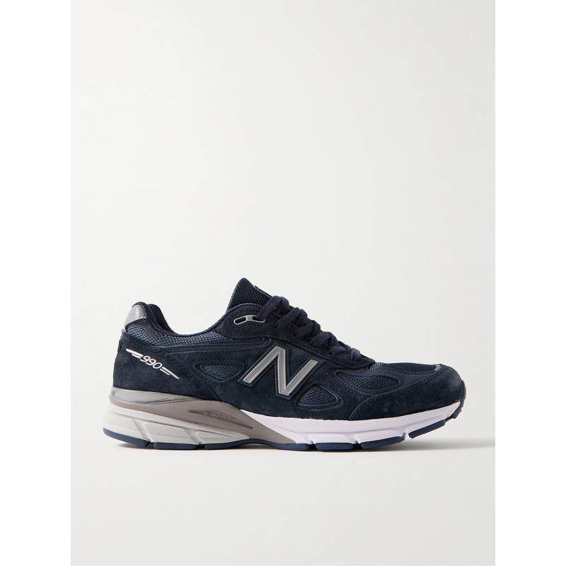 New balance 男士 运动鞋 990v4 绒面革网纱运动鞋