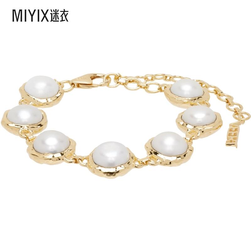 VEERT 男款The Pearl Circle 手链 迷衣时尚