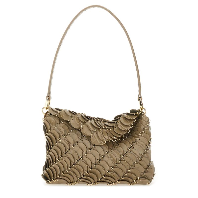 Rabanne 女士 FW25 单肩包 Paco 圓盤裝飾單肩包