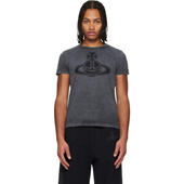 恤 T恤 Westwood西太后 Vivienne Orb 男士 Paris 灰色 Peru