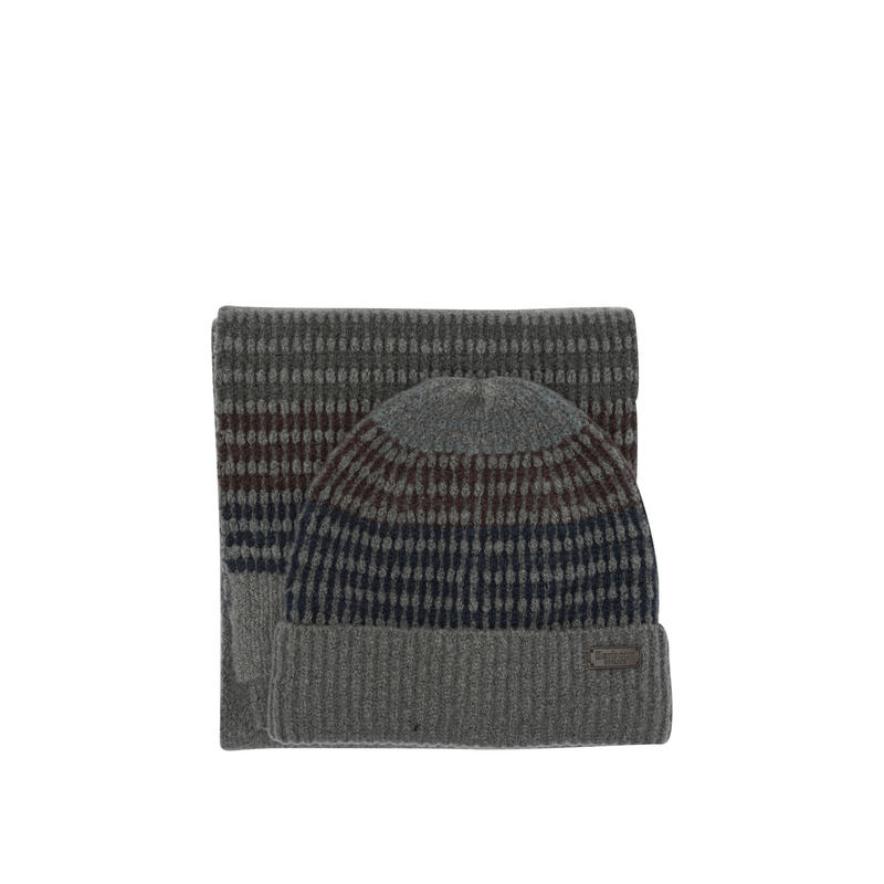 Barbour 男士 FW25 围巾 Branton 便帽與圍巾禮品套裝