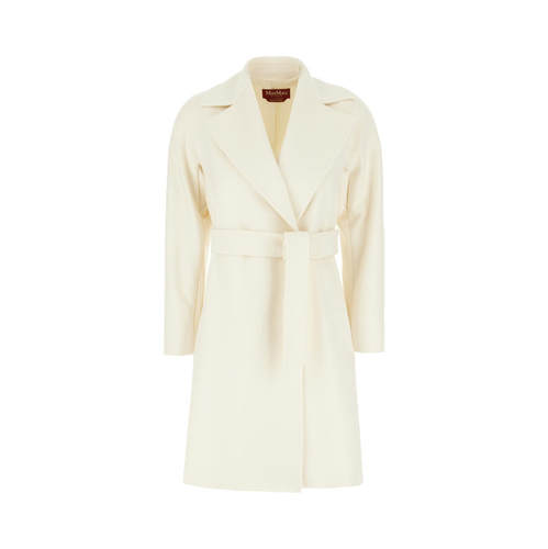 Max Mara Studio 女士 FW26 大衣 米白色初剪羊毛