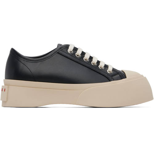 Marni 玛尼 女士 FW25 运动鞋 黑色 Pablo Low-Top Lace-Up