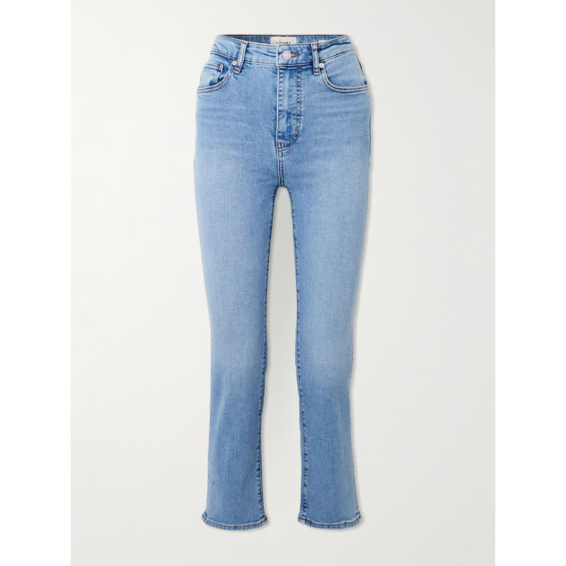 FRAME 女士 牛仔长裤 铅笔短款高腰紧身牛仔裤