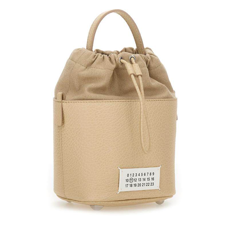 Maison Margiela 马丁·马吉拉 女士 SS25 单肩包 小号抽绳水桶包