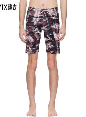 Vivienne Westwood西太后 男款红色 & 黑色 Draped Tartan Fitted