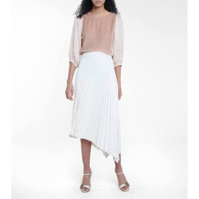 Velvet by Graham  Spencer 女士 上衣 Elise 天鹅绒真丝衫