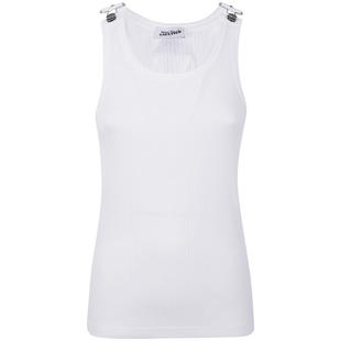 Jean Paul Gaultier 让·保罗·高缇耶 女士 背心 白色棉质上衣